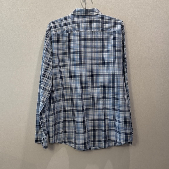 Hugo Boss Boss Orange - Blue Plaid Men's Shirt Size XL - Picture 5 of 5